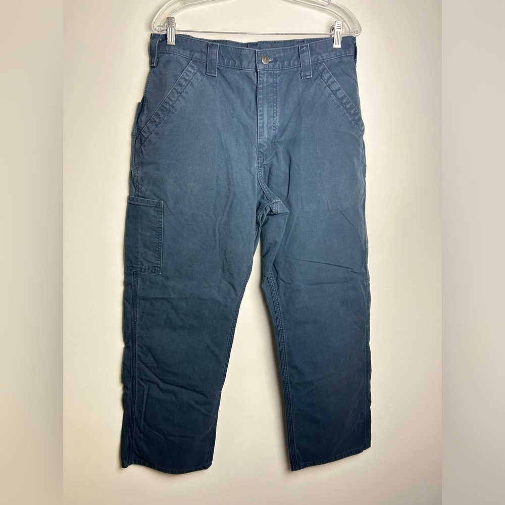 Carhartt Toyota Logo Trousers Dungaree Duck Canvas Pants Men original fit 34X30